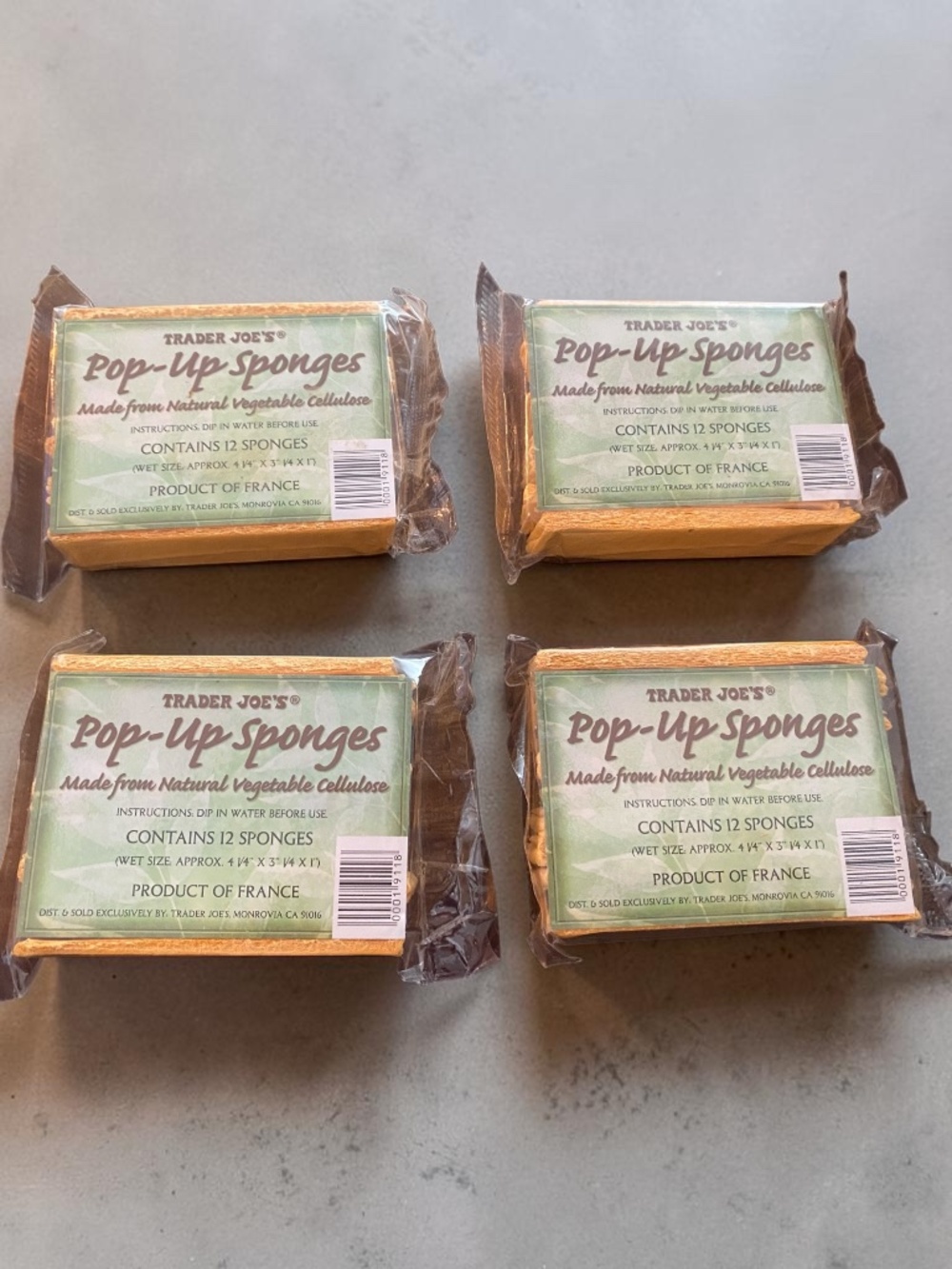 Trader Joe’s Pop Up Sponges (4 packs of 12)
